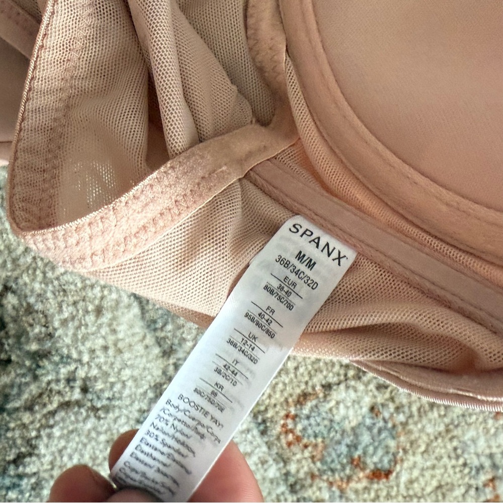 SPANX Blush Strapless Bodysuit - Picture 4 of 5